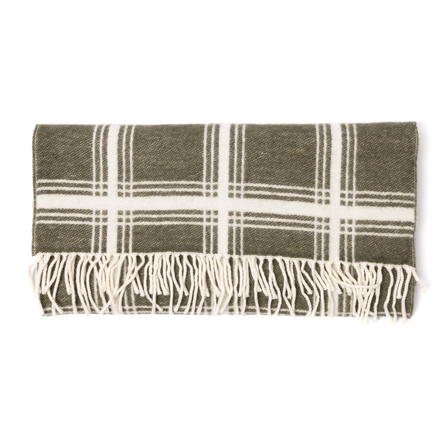 Exclusively for Michael Jondral: Scarf "Nuovo Tartan" made from pure Escorial Wool - handmade
